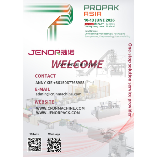Приглашение | Пакет Jenor примет участие в выставке Propak Asia в Таиланде, исследуя рынок Юго-Восточной Азии с помощью профессионального производства