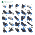 1/4 BSP Pneumatic Cylinder Accessories & Fittings - One Touch Tube Air Connector1