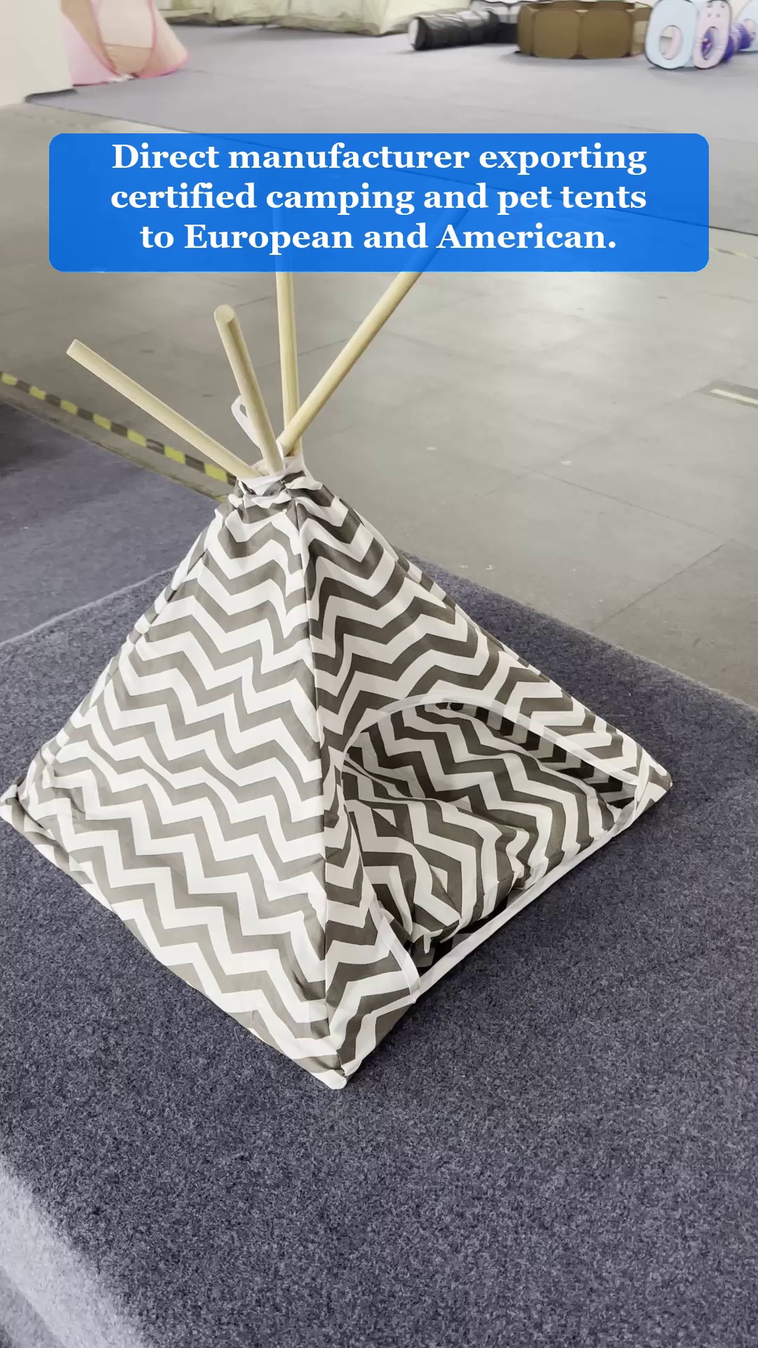 Assortiments complets de tentes pour la gamme de marques