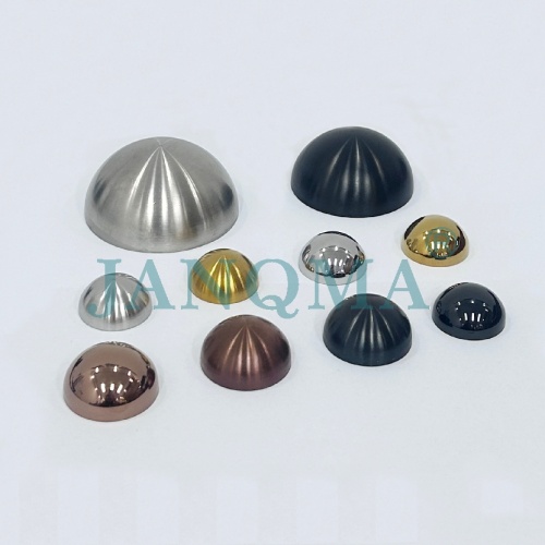The usage characteristics of hemispherical mirror nails