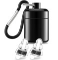 Music Earplugs 24dB Noise Reduction Soundproof Flight Earplug with Waterproof Storage Bin1