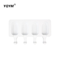Food Grade Silicone Oval Ice Cube Tray & Popsicle Mold1