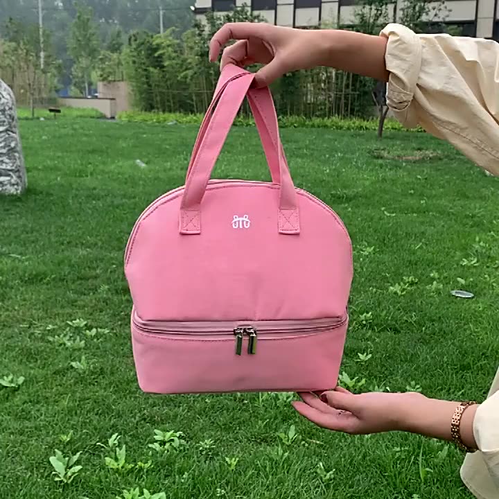 2022 Double-Deck Breast Milk Bottle Waterproof Insulated Thermal Cooler Storage Adult Mummy Diaper Bag For Baby Care1