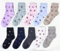 Wholesale Autumn Rint Tall Socks New custom logo Lady Cotton Casual Flat Shoes Sport cute  Cotton Women's socks1