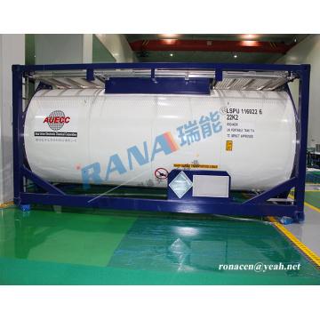 PTFE lined ISO Tank for Semiconductor Chemicals Transportation