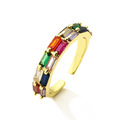 Classical Waterproof Brass Cubic Zirconia Jewelry Ring for Ladies1