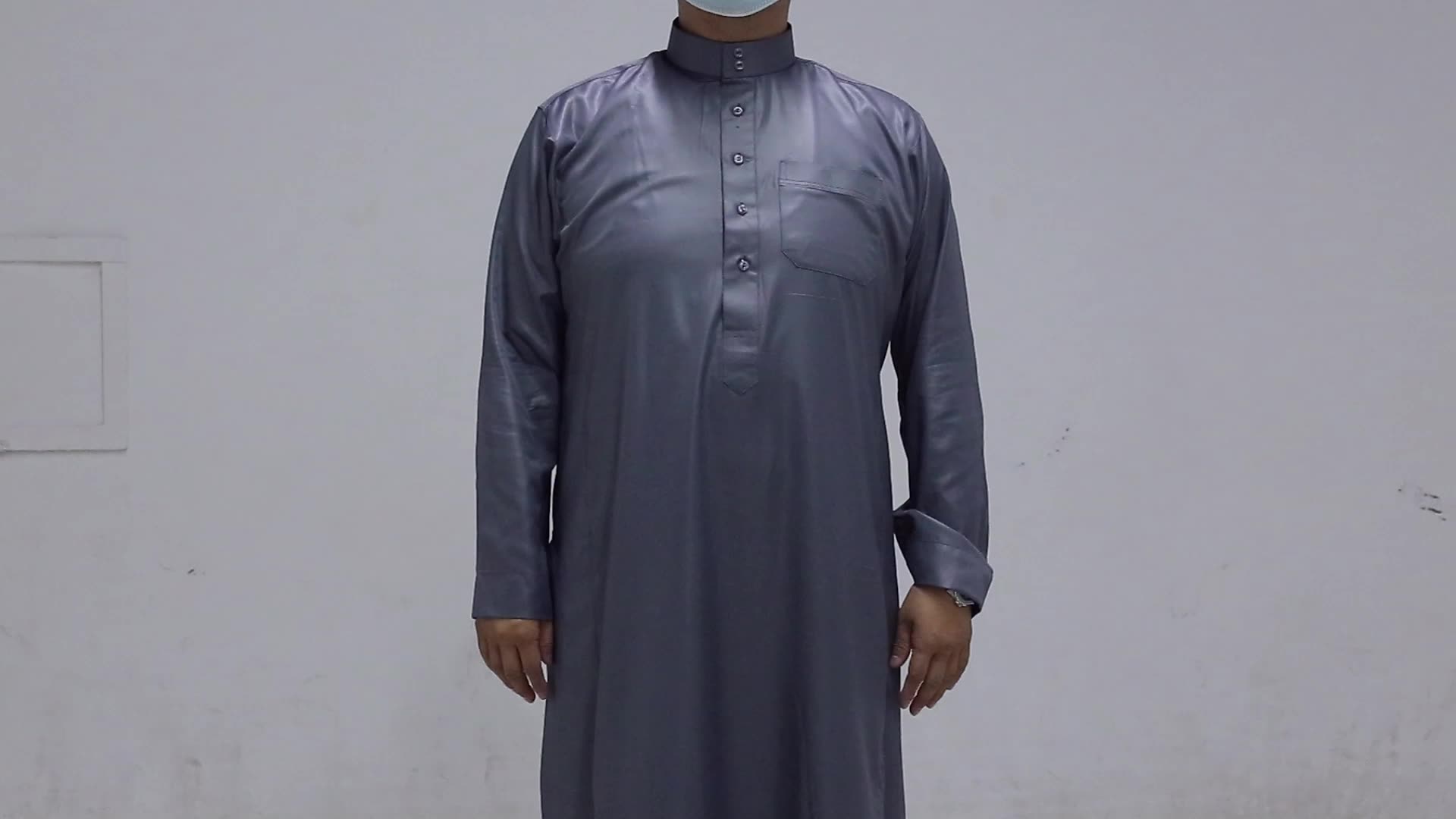 2021Arab Mens Kaftan Abbigliamento islamico uomini Thobe arabi jubba thobe tawb caftan1