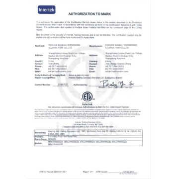 AUTHORIZATION TO MARK