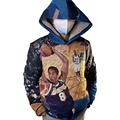 Plus Size Woven Basketball Tapestry Hoodie for Men1