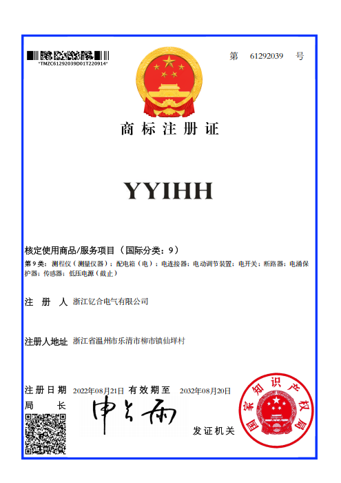 Trademark Certificate