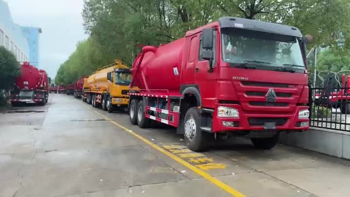 всасывающий грузовик Howo 6x4