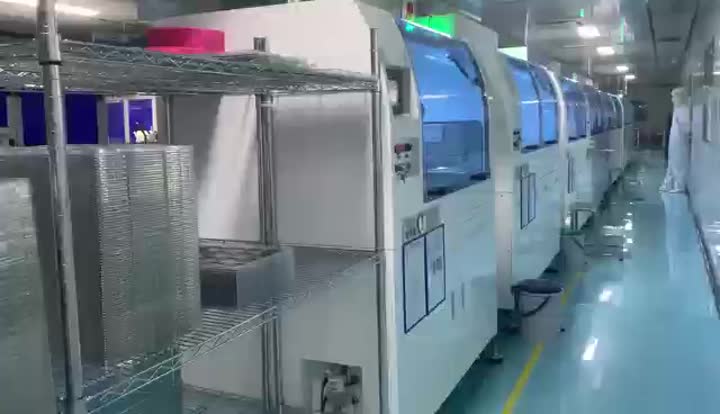 Display Factory Production Line Video