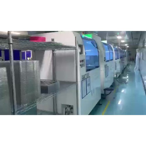 Display Factory Production Line Video