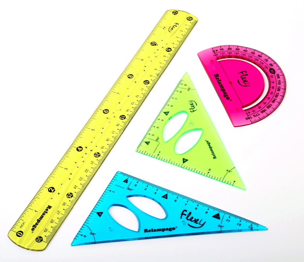 Multi-color rulers