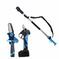  rechargeable handheld electric chain saw portable mini electric chain saw with extension 1