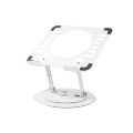 Ergonomischer, tragbarer, verstellbarer, vertikaler Laptop-Ständertisch mit starker Halterung aus Stahl und Silikon-Schutzverpackung1