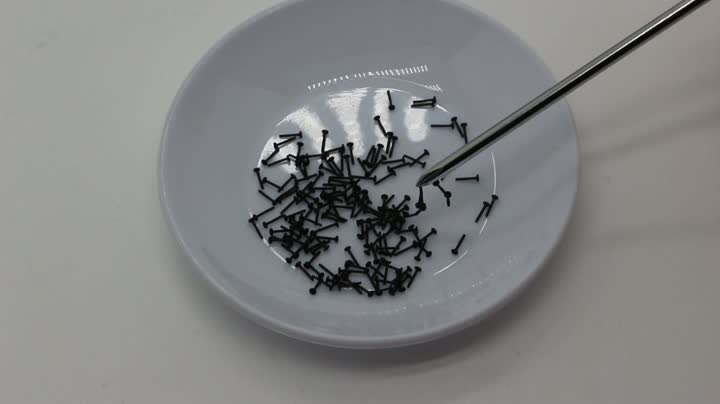 CB 0.6*4 D=1.5 stainless steel 410 flat head flat tail self tapping screw