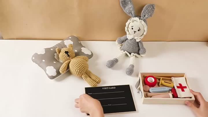 силиконски лекарски сет играчка-G012