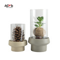 Unique Geometry Nordic Modern Table Decor: Handcrafted Ceramic Candle Holders and Wedding Candlesticks1