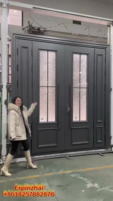 Glass Cast Aluminum Doors1