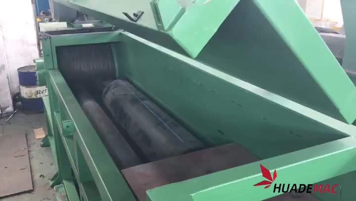 PE long pipe shredder.mp4