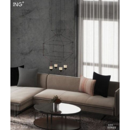 Ing + | NOVO CHANDELIER GEO GEOMETRIC SERIE