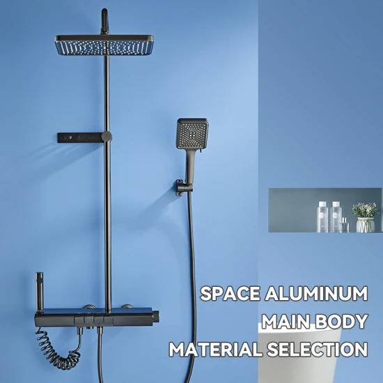 Sanitary Ware Bathroom Accessories Gold Shower Set with Shower Head1