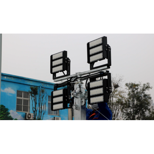 X7 light tower LED adjustable