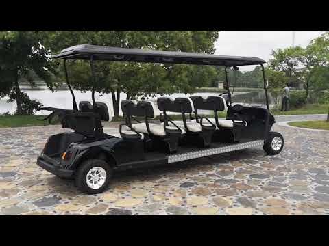 12 seater battery powered golf cart uese in scnic spots