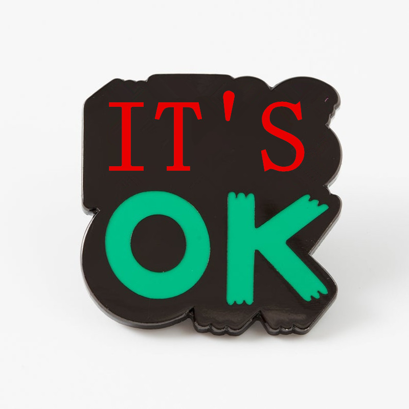 Positive Pin Badge