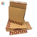 Custom Sturdy Flat Bottom Kraft Card Paperboard Envelope for Strong Sealing and Rigid Mailer1