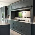 Custom Green Kitchen Storage Stainless Steel Kitchen Cabinet Sets for Sale1
