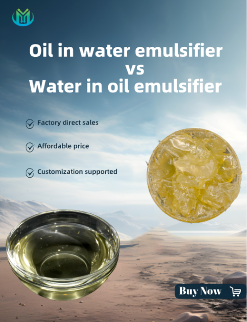 Oil in water emulsifier vs Water in oil emulsifier