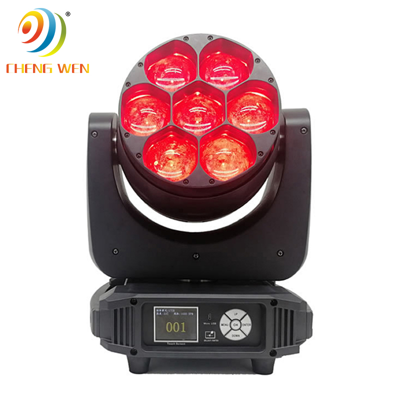 7PCS 40W LED WASH BEAM MOVEMENT