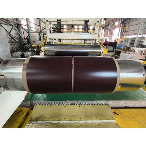 Embossed na Pulang Kulay na Pinahiran ng Galvanized na Bakal