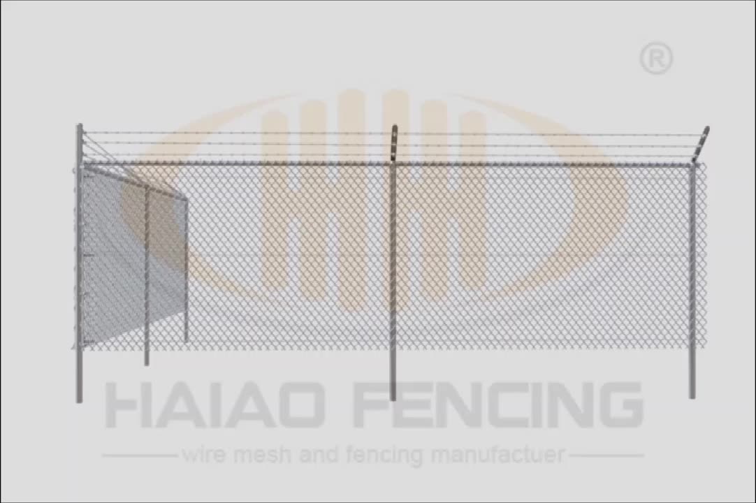Fence de liaison à chaîne galvanisée à chaud