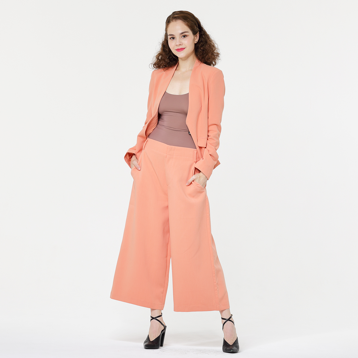 Women's casual suit wide-leg pants Women's casual suit wide-leg pants
