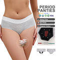 Breathable and Absorbent 4-Layer Cotton Period Underwear for Teens and Women1