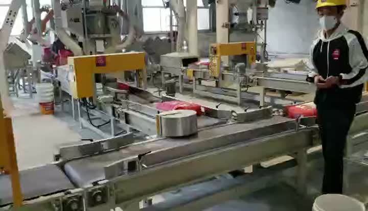 Полностью автоматическая система упаковки и паллетизации