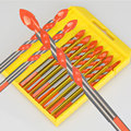 Triangular Multifunctional Spiral Flute Glass Tile Drill Bits Set for Ceramics and Glass1