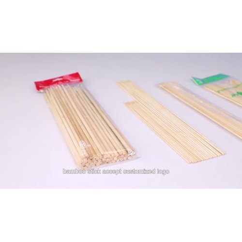 4.0MM*25CM Factory Wholesale Natural Bamboo Stick Barbecue stick with lowest price1