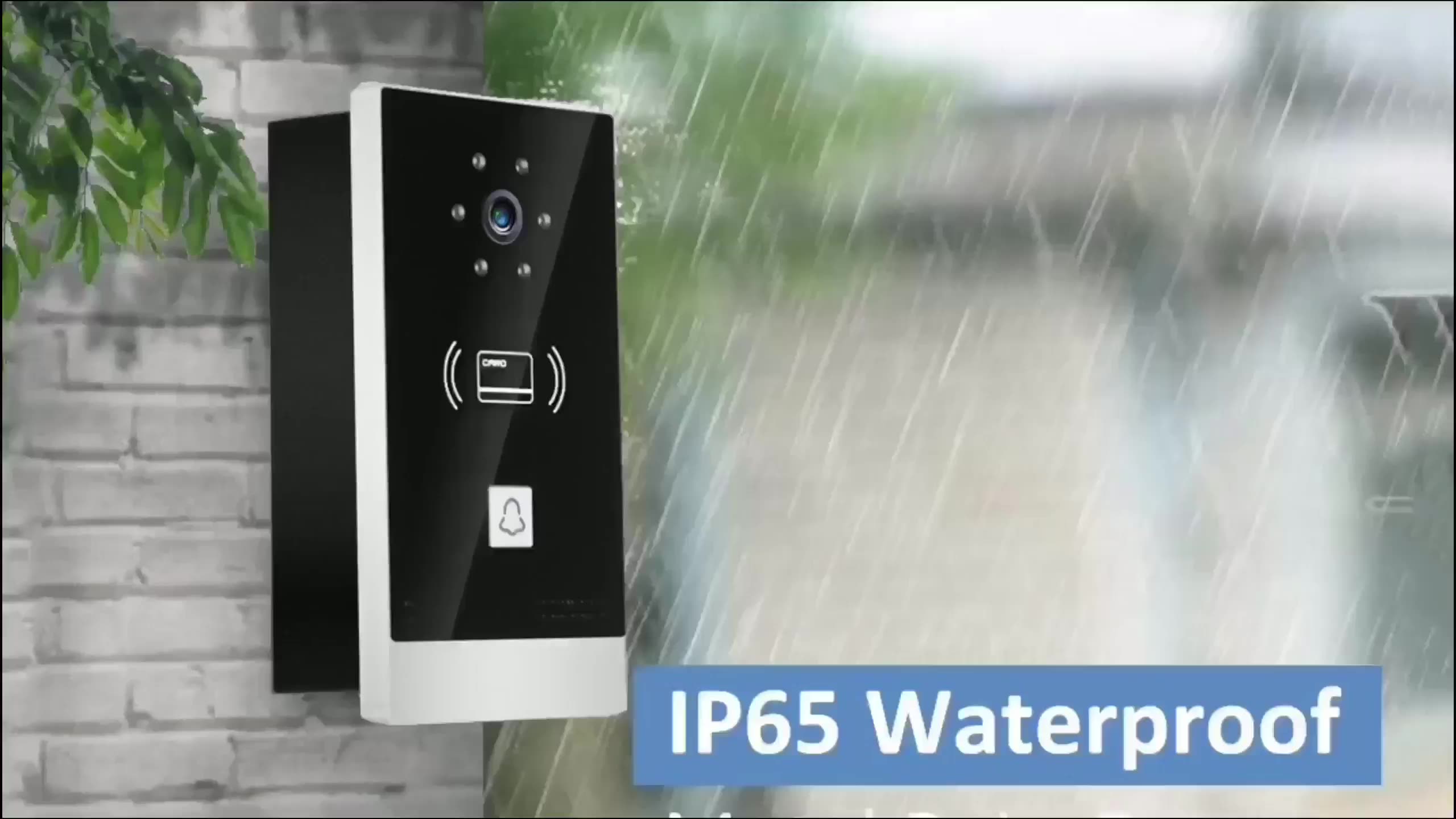 IP65 Waterproof Door Intercom Home Security Door Bell1