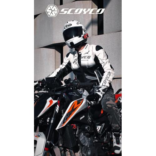 JK290 Chaqueta protectora de cuero para las cuatro estaciones