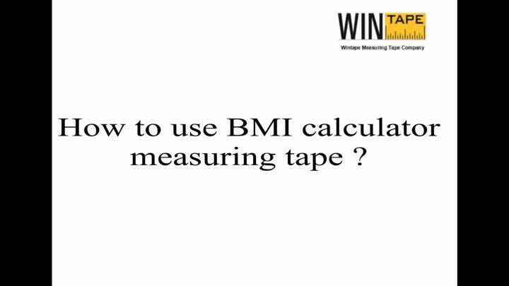 Cinta métrica calculadora de IMC