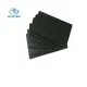 Cartões de poker de fibra de carbono pretos altos pretos