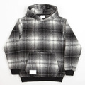 Χονδρικό προσαρμοσμένο λογότυπο Mens Fashion Plaid Hoodie τυπωμένο μακρύ μανίκι Vintage Blank Pullover Cotton Hoodie για Men1