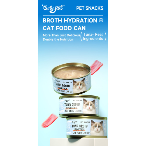 Lata de comida para gatos con caldo de atún SXG-16