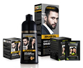 OEM Hair Color Shampoo with Argan Oil - Natural Black and Dark Brown for Beard and Grey Hair1
