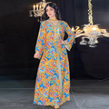 AB305 مراکشی مراکشی مراکشی لباس طرح گلدار ترکی گاه به گاه برای زنانه لباس عبایی بلند الماس اتو شده طلای خانگی1