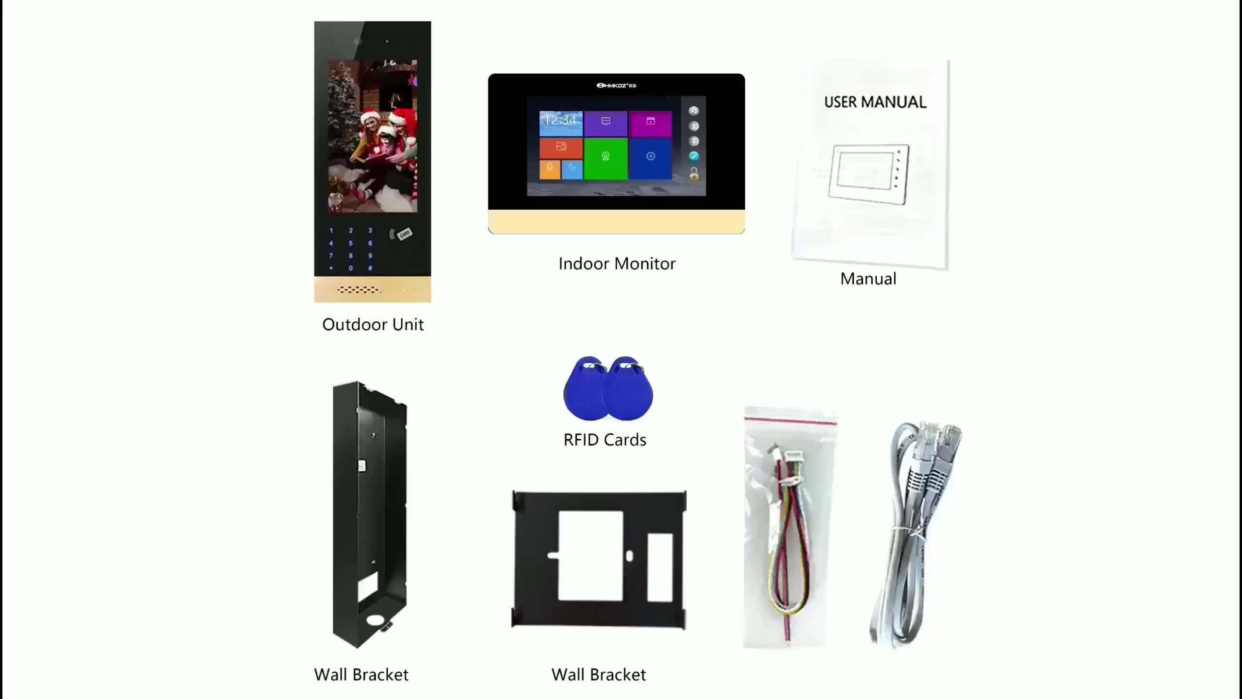 Intercom Doorbell IP Video Door Phone For Apartment Intercom System1